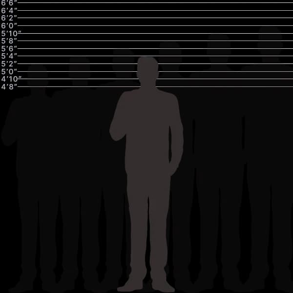 Image showing human height of 162 centimeters with sizes label and comparison